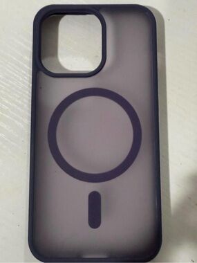 Slim MagSafe-Compatible Purple iPhone Case with Matte Finish